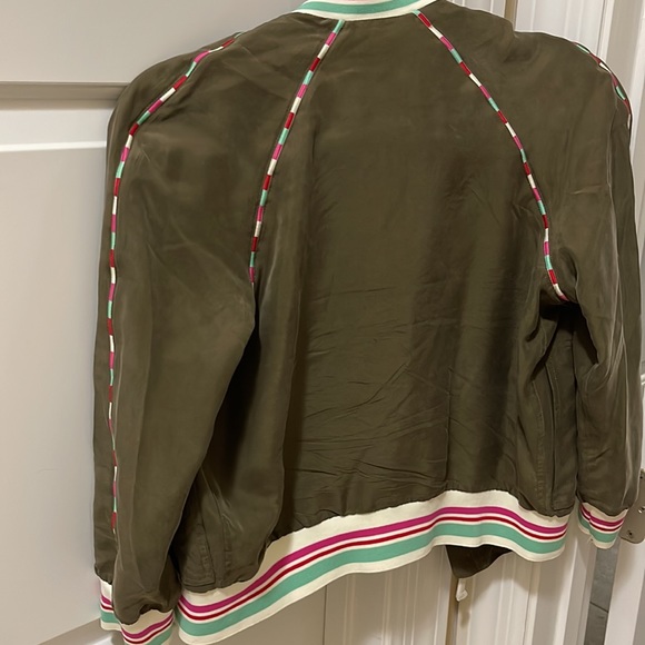 Silk bomber jacket - Picture 3 of 6
